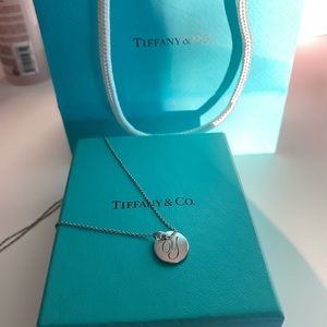 Tiffany Notes Alphabet Charm & Necklace